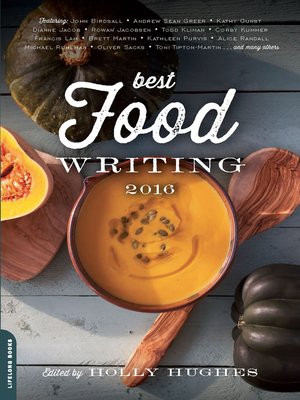 cover image of Best Food Writing 2016